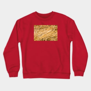 Dried yellow grass Crewneck Sweatshirt